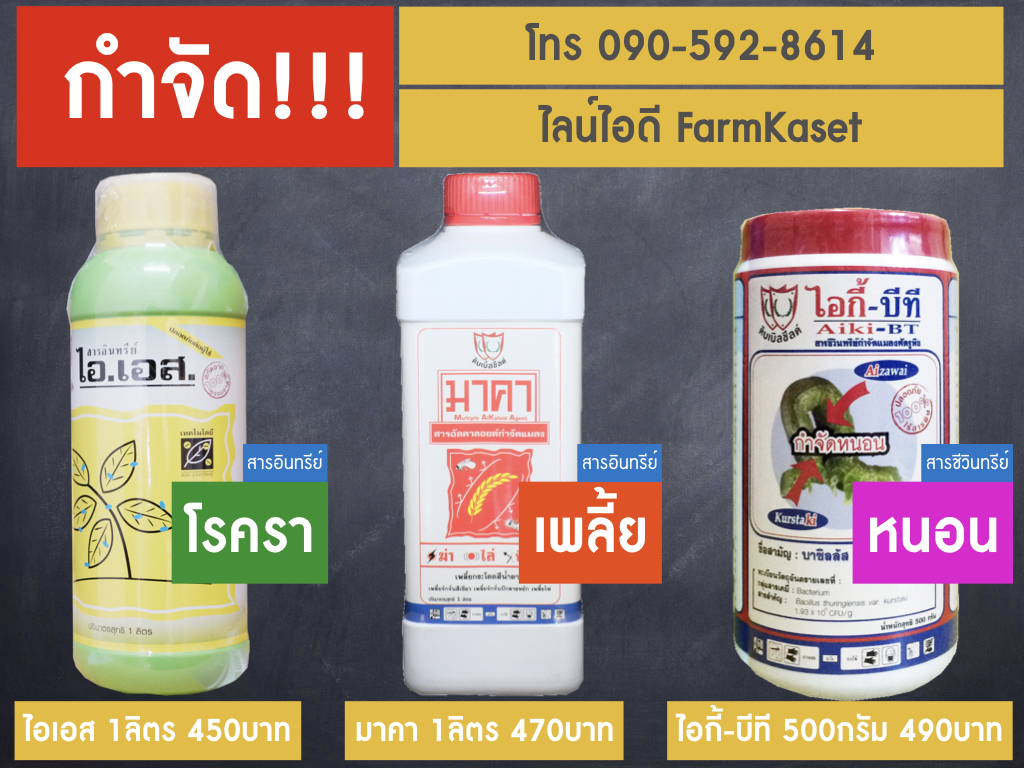 ยาป้องกัน กำจัด โรคพืช และแมลงศัตรูพืช